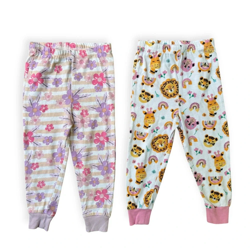 Mon Petit 2T Pajama Set Bundle Girls Sleepwear 2 Piece